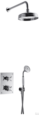 Zestaw prysznicowy BOX0268 ED2 Classic Mosiężny Chromowany