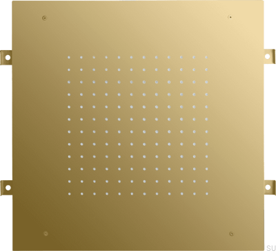 Głowica prysznicowa deszczownica prostokątna 500 ZSOF095 Mosiężna Miodowe złoto