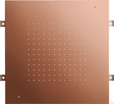 Głowica prysznicowa deszczownica kwadratowa 500 ZSOF095 Miedziana Szczotkowana Nielakierowana