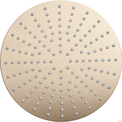 Głowica prysznicowa deszczownica okrągła 250 ZSOF250 Mosiężna Nikiel Szczotkowany