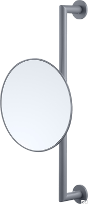 Lustro łazienkowe TA816 Mosiężne Szary Ascot