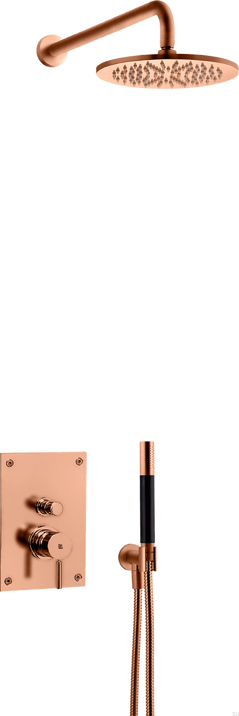9421882--Zestaw prysznicowy BOX7200 ED2 Miedziany Nielakierowany -Tapwell-Skandynawskie-Uchwyty_1