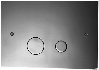 Przycisk spłukujący DUO112 Mosiężny Czarny Chrom