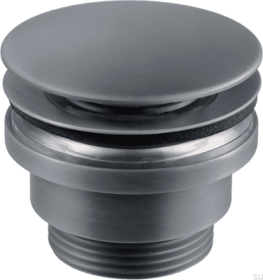  Uniwersalny korek Pop-up do umywalki 74400 Mosiężny Szary Ascot