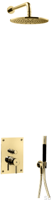 Zestaw prysznicowy BOX7200 ED2 Mosiężny Polerowany Nielakierowany