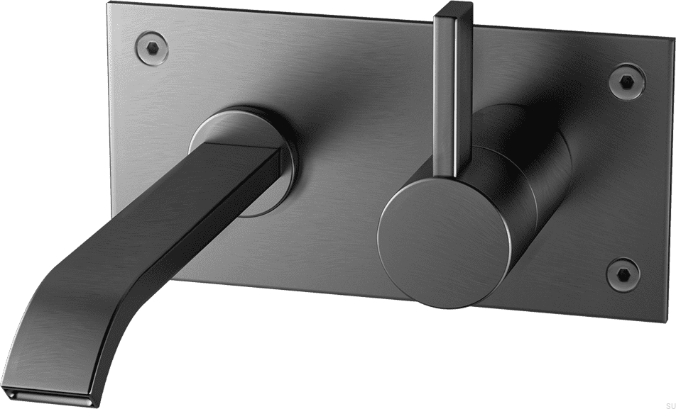 9426753--Bateria umywalkowa ARM006 Mosiężna Czarny Chrom Szczotkowany -Tapwell-Skandynawskie-Uchwyty_1