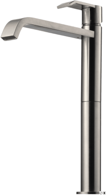 Bateria umywalkowa wysoka VIC081 Mosiężna Nikiel Szczotkowany