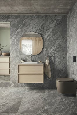 Grzejnik łazienkowy TW800-200 Stalowy Nikiel Szczotkowany