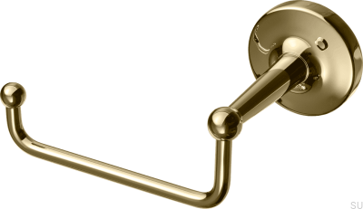 Uchwyt na papier toaletowy TA235 Classic Mosiężny Polerowany Nielakierowany