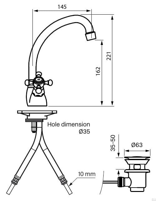 4229992--Bateria umywalkowa VLV077 Classic  Mosiężna Chromowana-Tapwell-Skandynawskie-Uchwyty_2