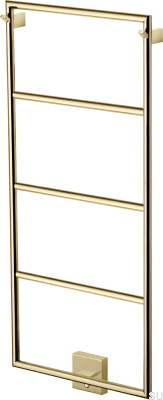 Grzejnik łazienkowy TW800-400 Stalowy Miodowe Złoto PVD