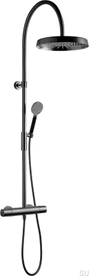 Zestaw prysznicowy ARM7300-150 Mosiężny Czarny Chrom