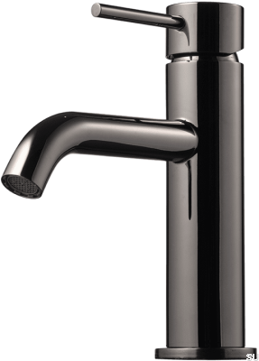 Bateria umywalkowa EVM072 Mosiężna Czarny Chrom