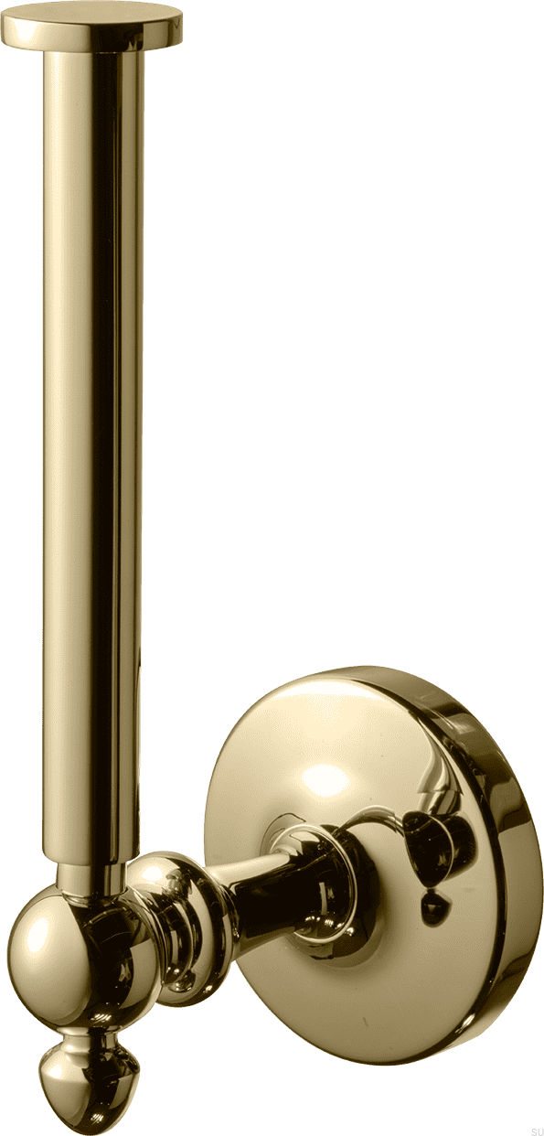 9422267--Uchwyt na papier toaletowy TA234 Mosiężny Polerowany Nielakierowany-Tapwell-Skandynawskie-Uchwyty_1