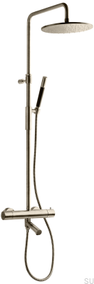 Zestaw prysznicowy TVM2200-150 Mosiężny Niklowany Szczotkowany