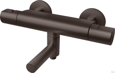 Bateria wannowa ścienna termostatyczna ARM022-150 Mosiężna Brązowa