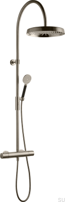 Zestaw prysznicowy ARM7300-150 Mosiężny Niklowany Szczotkowany 