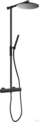 Zestaw prysznicowy TVM300 Mosiężny Czarny Mat