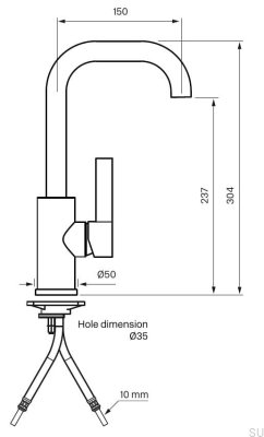 Bateria kuchenna ARM878 Mosiężna Czarny Chrom