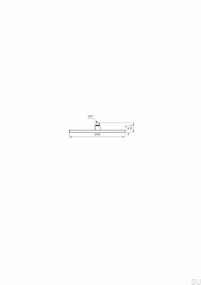 Głowica prysznicowa deszczownica okrągła 300 ZSOF079 Mosiężna Brązowa