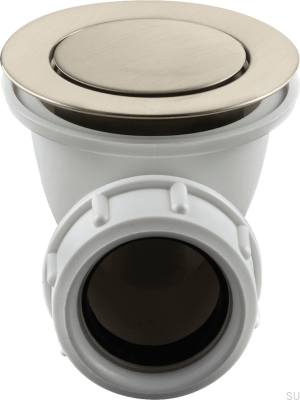  Korek do wanny Pop-up 22200 Mosiężny Nikiel Szczotkowany