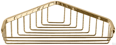 Mydelniczka narożna TA156 Mosiężna Polerowana Nielakierowana