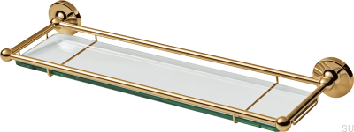 Półka łazienkowa TA136 Classic Mosiężna Polerowana Nielakierowana