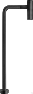 Syfon umywalkowy z rurą typu L XA100 Mosiężny Czarny Mat