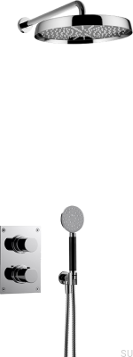 Zestaw prysznicowy ARM7268 ED2 Mosiężny Chromowany