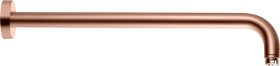 Ramię prysznicowe ścienne 380 ZSOF034 Miedziane Szczotkowane Nielakierowane