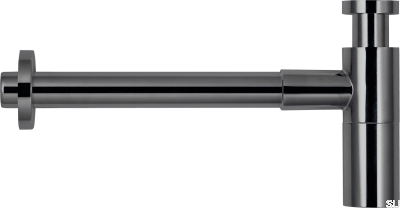 Syfon umywalkowy XACC167 Mosiężny Czarny Chrom