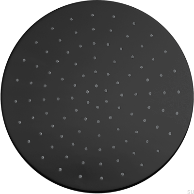 Głowica prysznicowa deszczownica okrągła 300 ZSOF079 Mosiężna Czarna Matowa