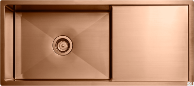 Zlewozmywak kuchenny Diskho 8140 Stalowy Miedź PVD