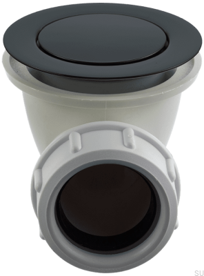 Korek do wanny Pop-up 22200 Mosiężny Czarny Mat