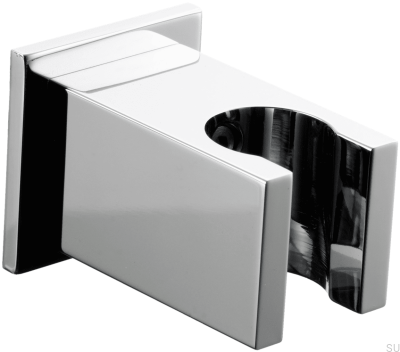 Uchwyt ścienny do słuchawki prysznicowej  XSUP030 SQUARE Mosiężny Chromowany