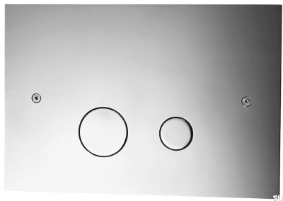 Przycisk spłukujący DUO112 Mosiężny Chromowany