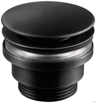 Uniwersalny korek do umywalki 68400 Mosiężny Czarny Mat