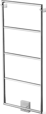 Grzejnik łazienkowy TW800-400 Stalowy Chrom Polerowany