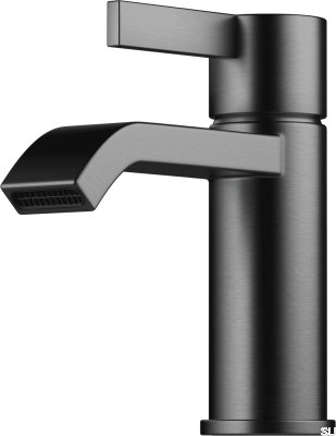 Bateria umywalkowa  ARM071M Mosiężny Czarny Chrom Szczotkowany