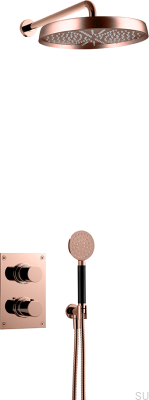 Zestaw prysznicowy ARM7268 ED2 Miedziany Szczotkowany Nielakierowany