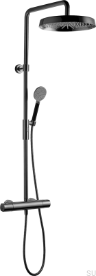 Zestaw prysznicowy ARM7200-150 Mosiężny Czarny Chrom