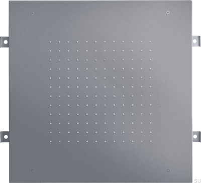 Głowica prysznicowa deszczownica kwadratowa 500 ZSOF095 Mosiężna Szary Ascot