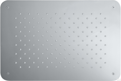 Głowica prysznicowa deszczownica prostokątna 370 x 250 ZSOF092 Mosiężna Chromowana