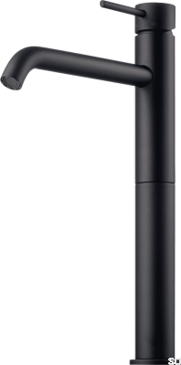 Bateria umywalkowa EVM082 Mosiężna Czarna Matowa