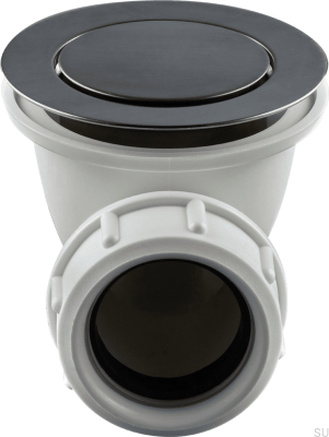 Korek do wanny Pop-up 22200 Mosiężny Czarny Chrom Szczotkowany