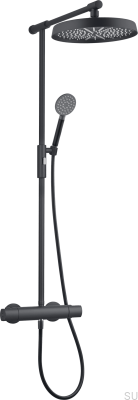 Zestaw prysznicowy ARM300-150 Mosiężny Czarny Mat