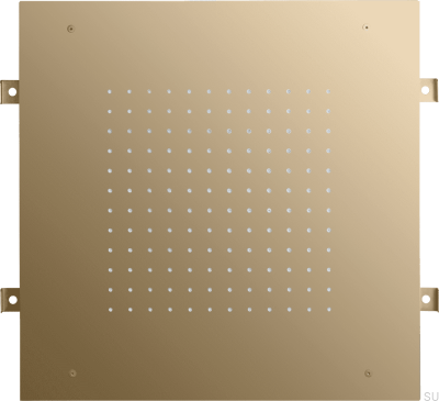 Głowica prysznicowa deszczownica kwadratowa 500 ZSOF095 Mosiężna Polerowana Nielakierowana