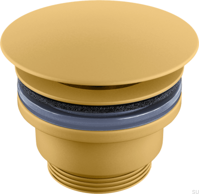 Uniwersalny korek Pop-up Arch74400 Mosiężny Żółty