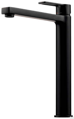 Bateria umywalkowa RIN081 Mosiężna Czarna Matowa