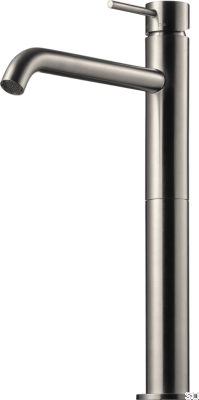 Bateria umywalkowa EVM082 Mosiężna Nikiel Szczotkowany